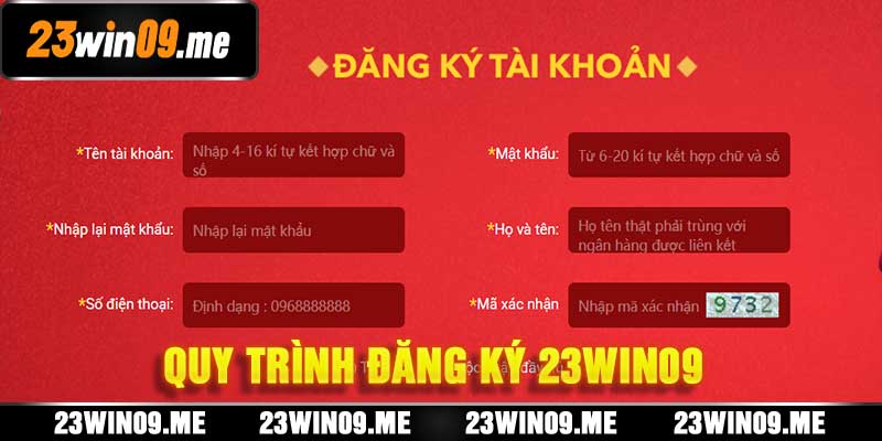 Đăng Ký 23win09